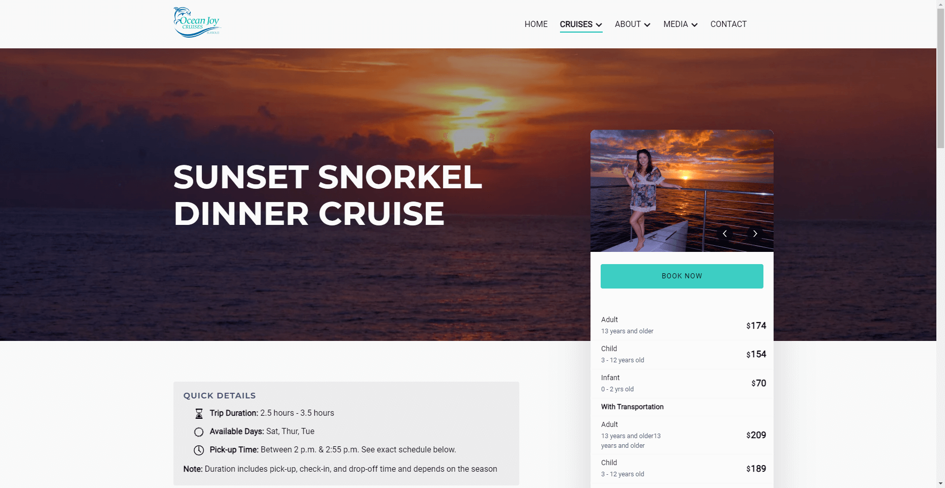 Ocean Joy Dinner Cruises in Hawaiʻi