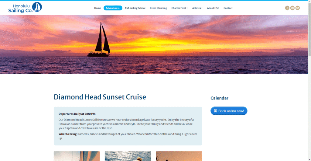 Honolulu Sailing Company in Hawaiʻi