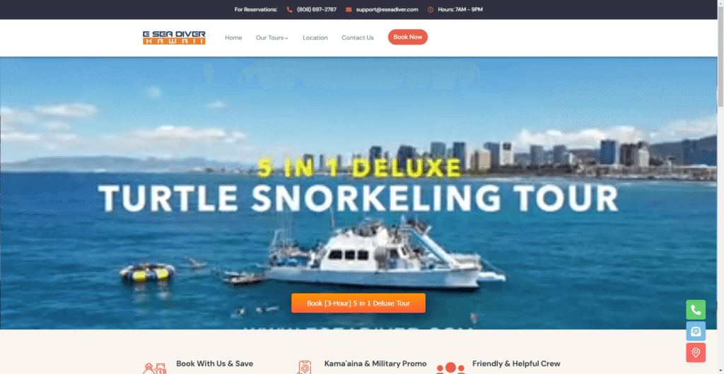 E Sea Diver Hawaii in Hawaiʻi