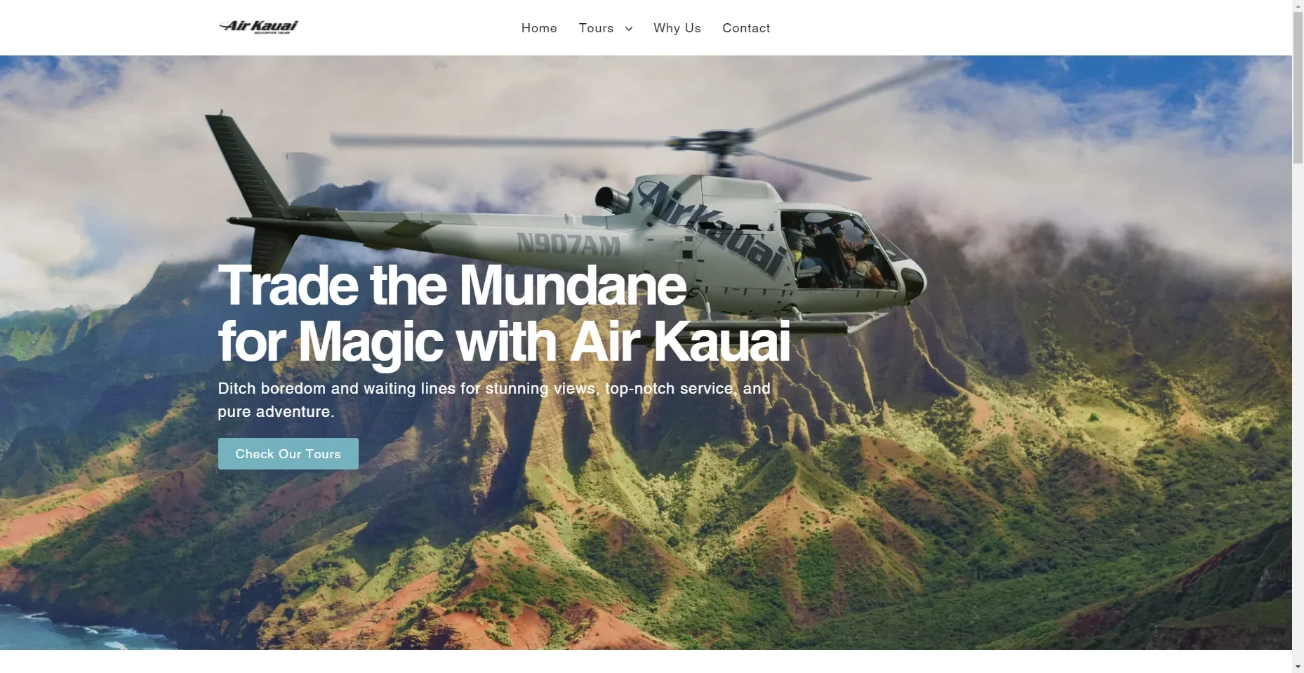 Air Kauai Helicopters in Hawaiʻi