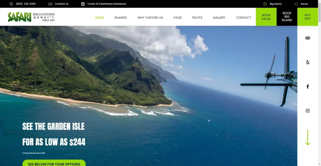 Safari Helicopters in Hawaiʻi