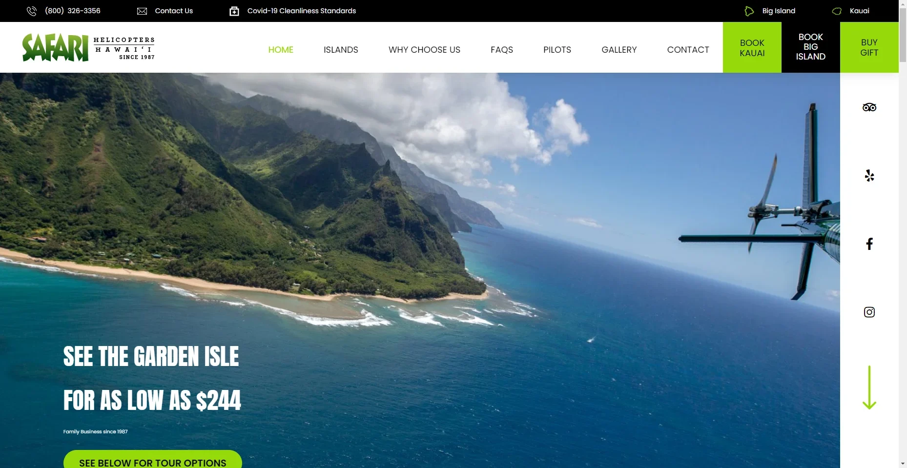 Safari Helicopters in Hawaiʻi