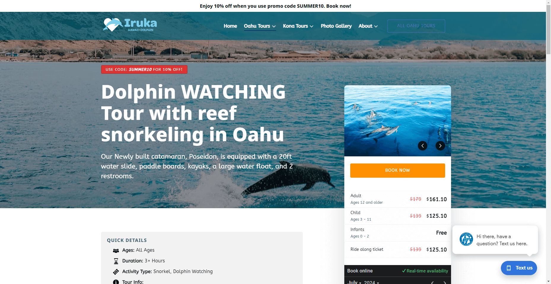 Iruka Hawaii Dolphin in Hawaiʻi
