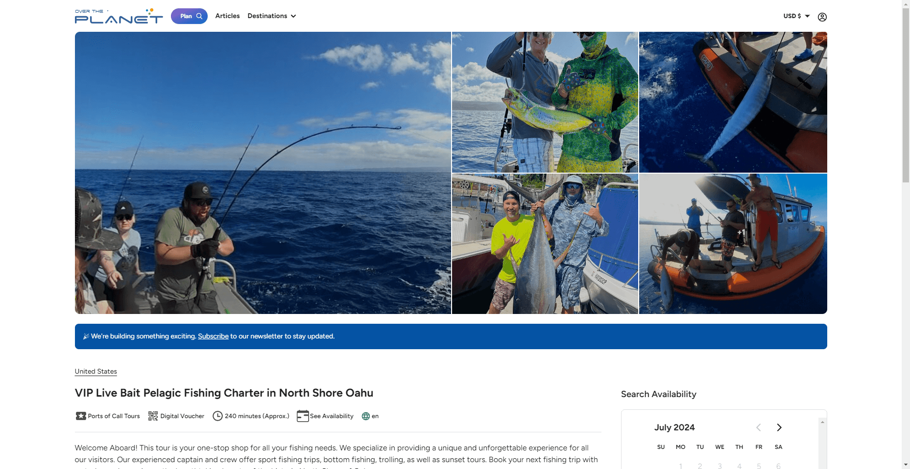 VIP Live Bait Pelagic Fishing Charters in North Shore Oahu in Hawaiʻi