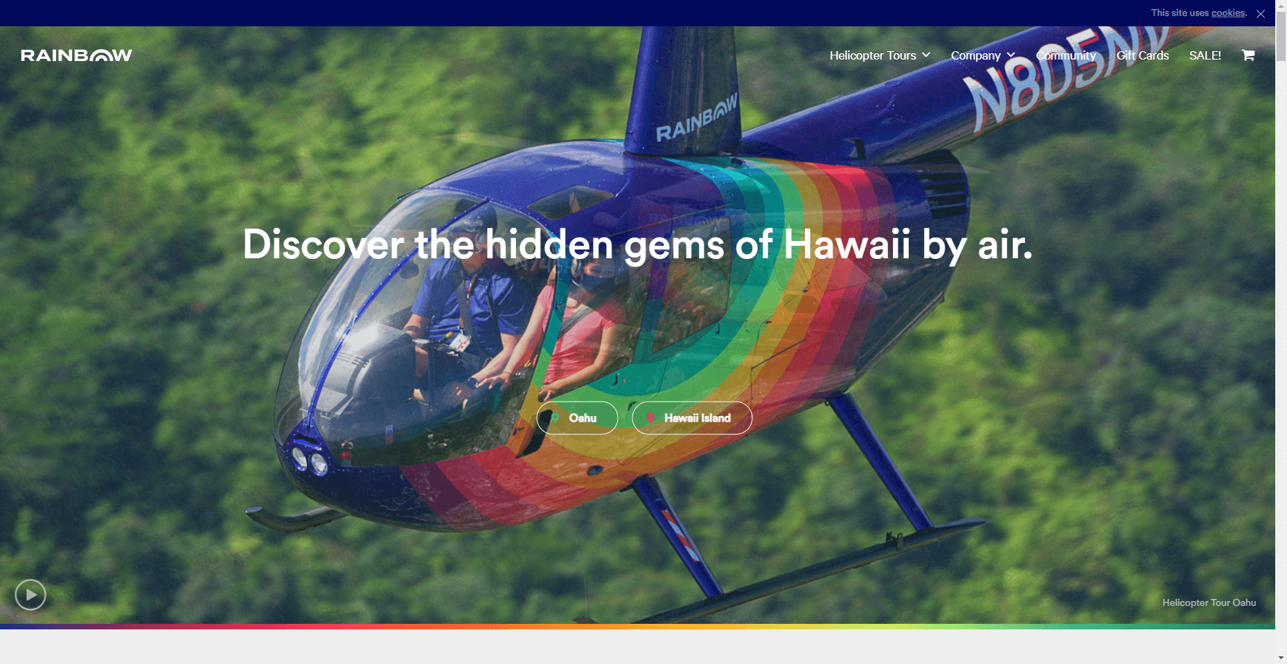 Rainbow Helicopter Tours in Hawaiʻi