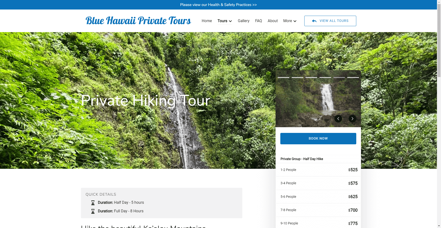 Blue Hawaii Private Tours in Hawaiʻi