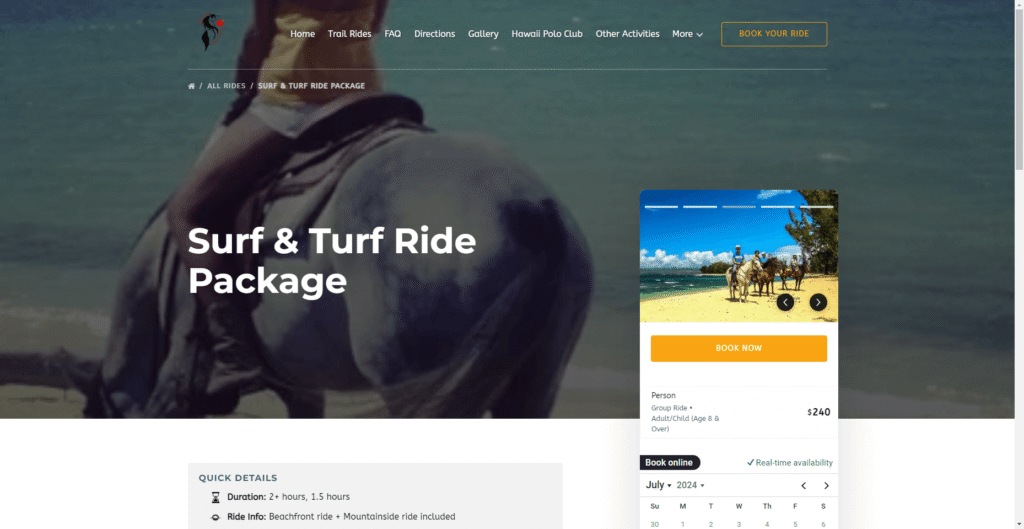 Hawaii Polo Oceanfront Trail Rides – Ride on Real Working Polo Ponies in Hawaiʻi