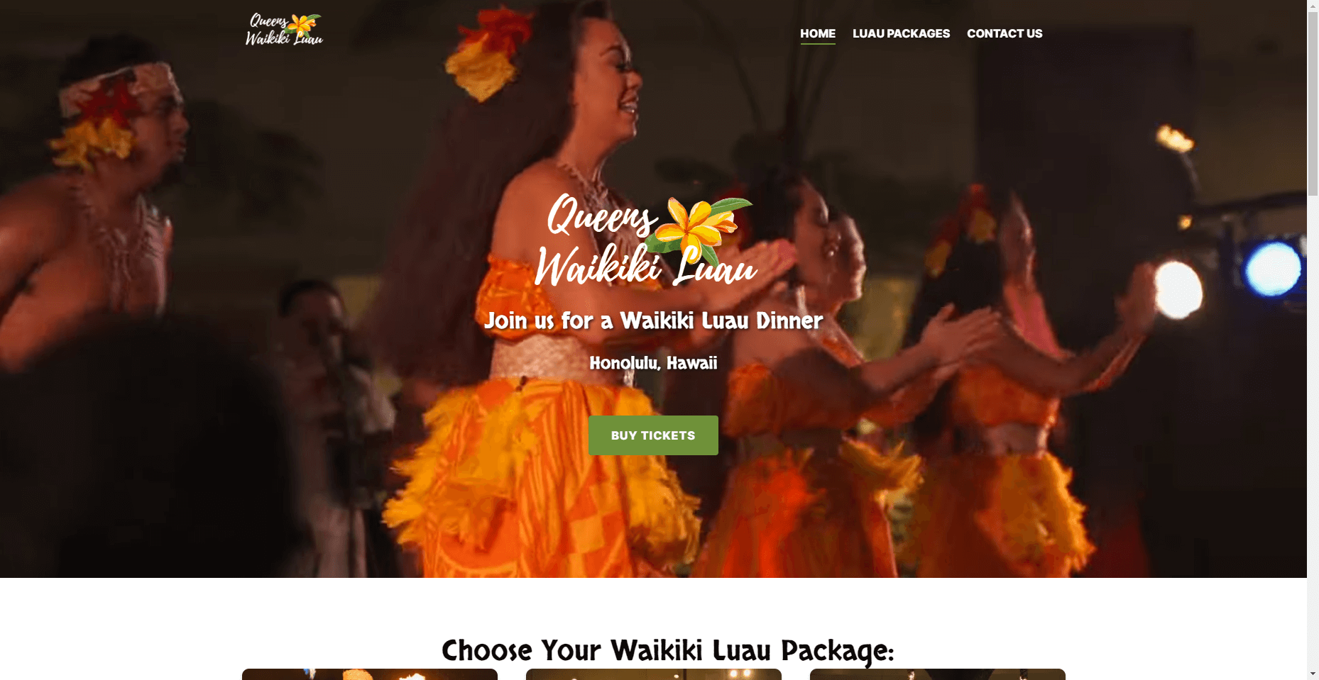 Queen’s Waikiki Luau in Hawaiʻi