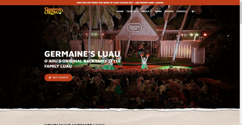 Germaine’s Luau in Hawaiʻi