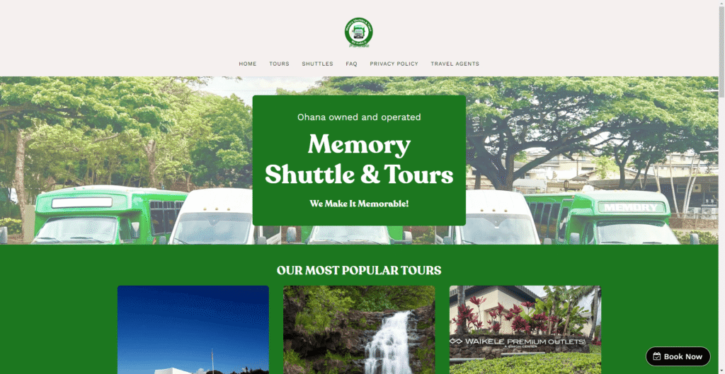 Memory Shuttle and Tours in Hawaiʻi
