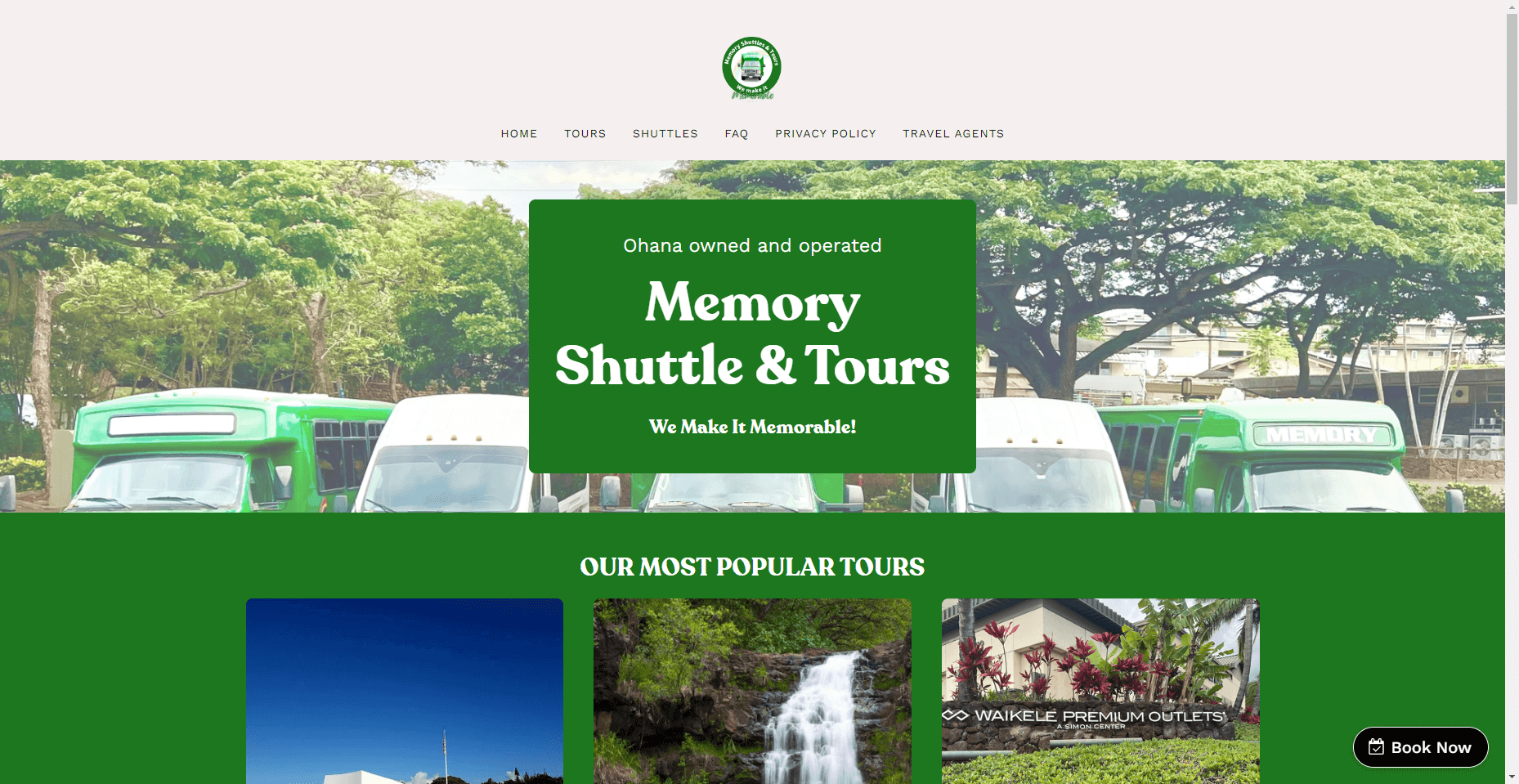 Memory Shuttle and Tours in Hawaiʻi