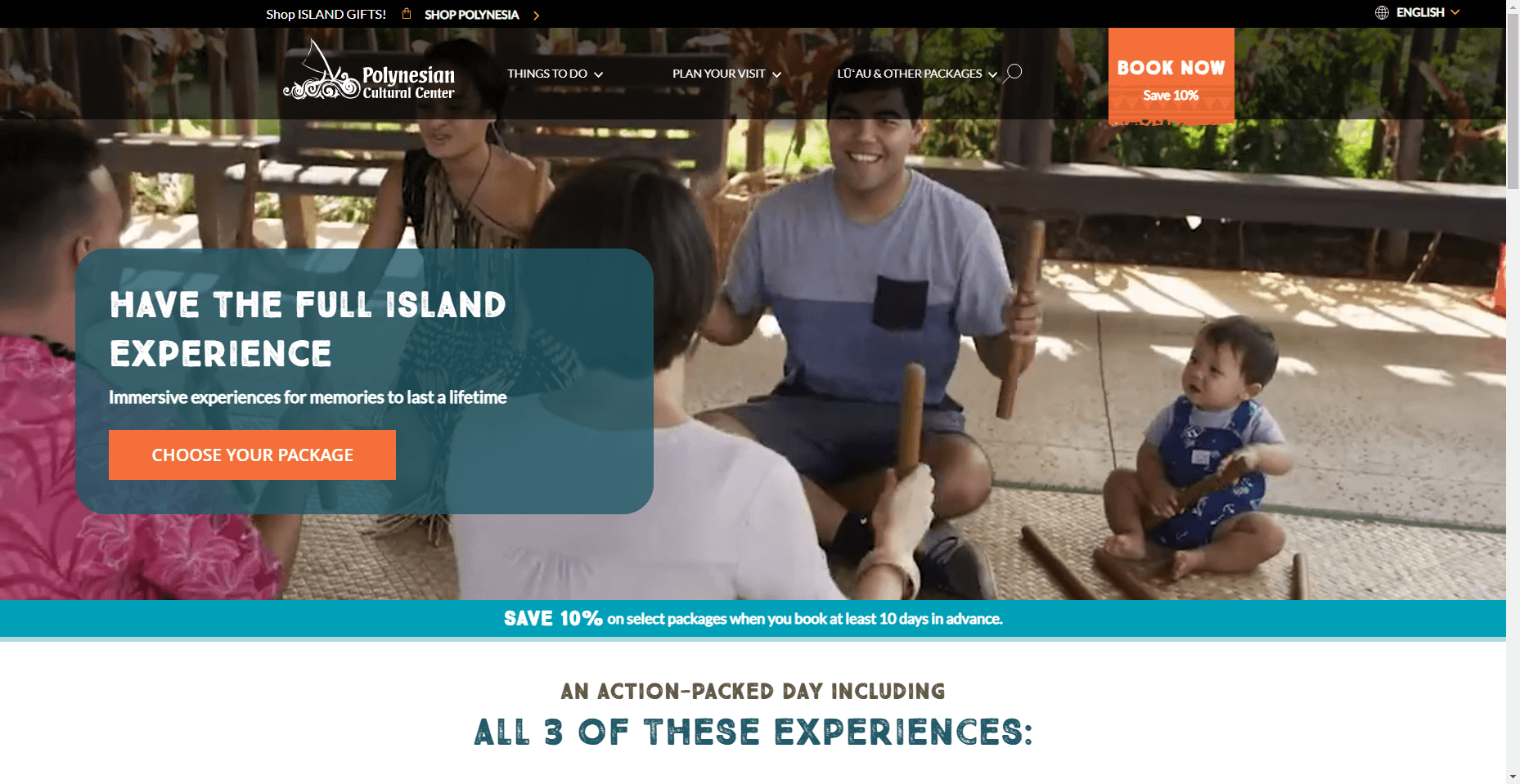 The Polynesian Cultural Center in Hawaiʻi