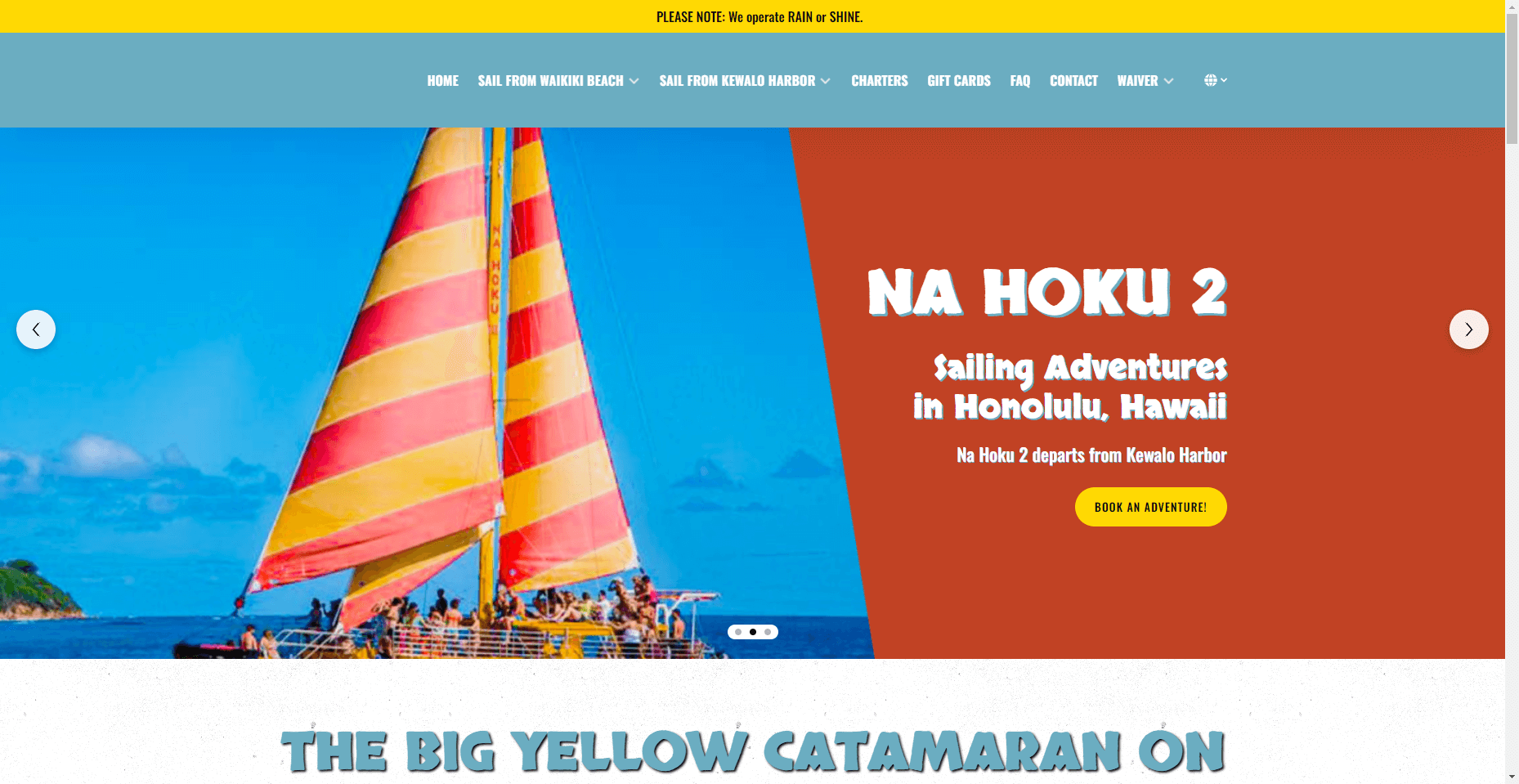 Na Hoko 2 Catamaran in Hawaiʻi