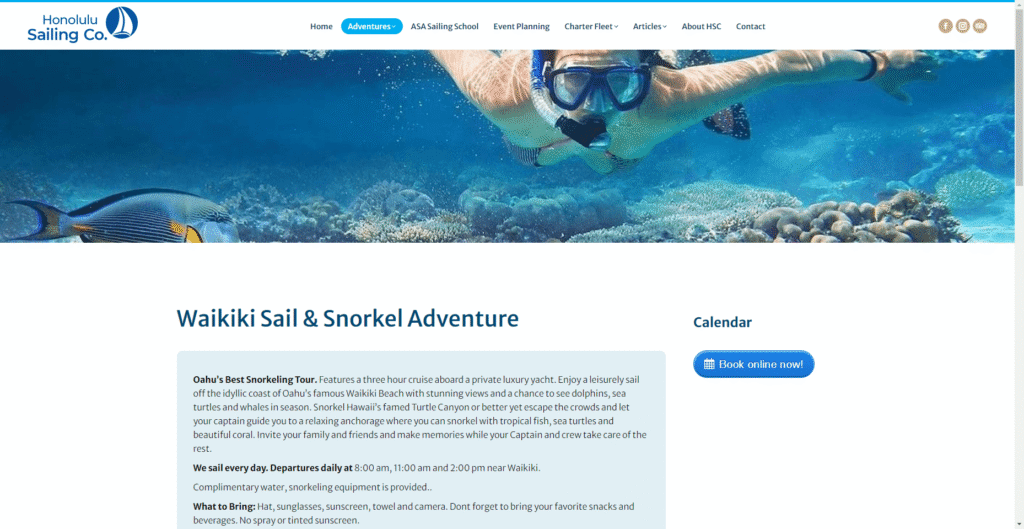 Honolulu Sailing Company in Hawaiʻi