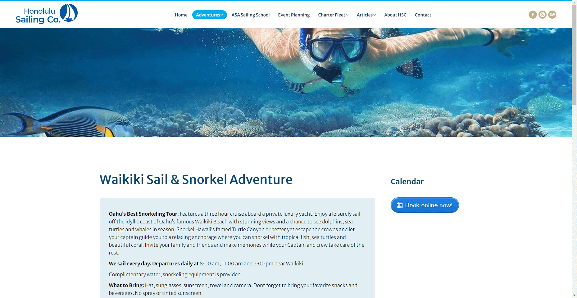 Honolulu Sailing Company in Hawaiʻi