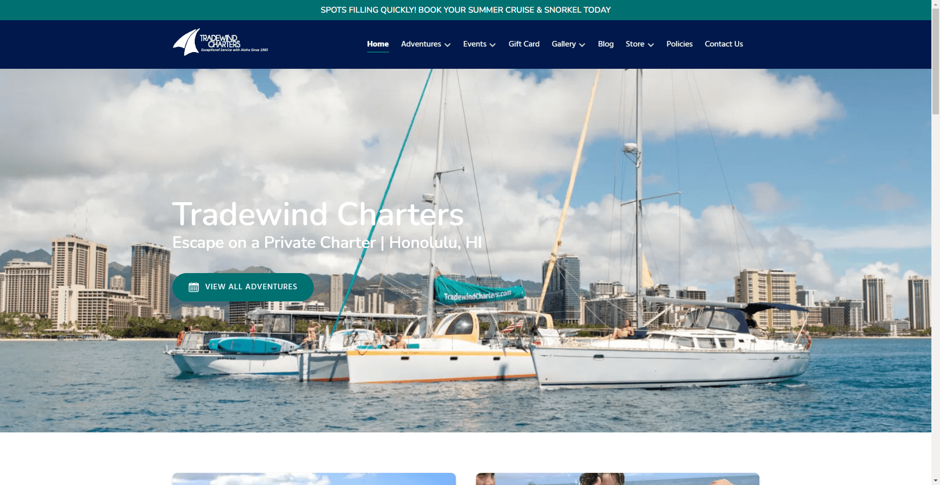 Tradewind Charters in Hawaiʻi