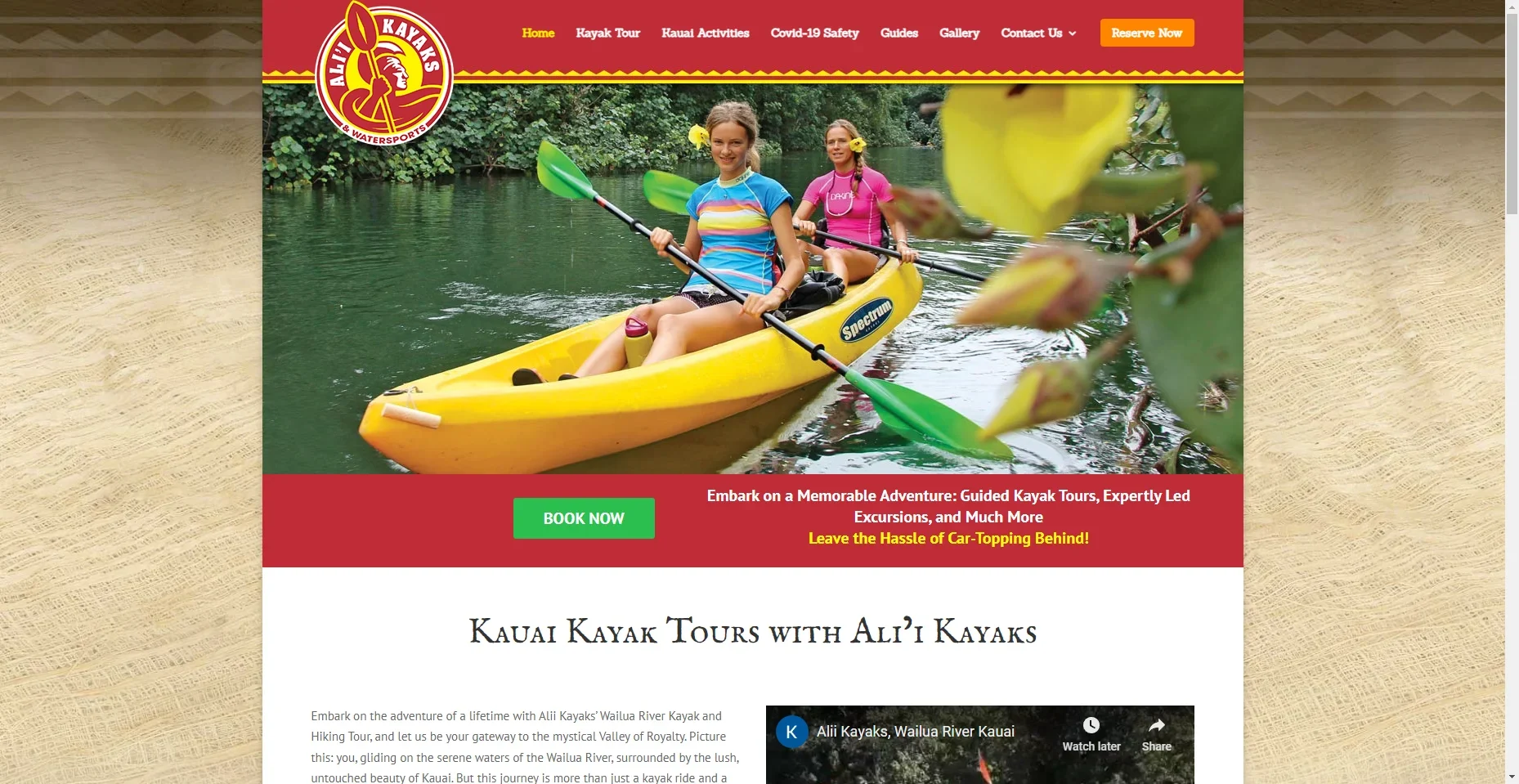 Alii Kayaks in Hawaiʻi