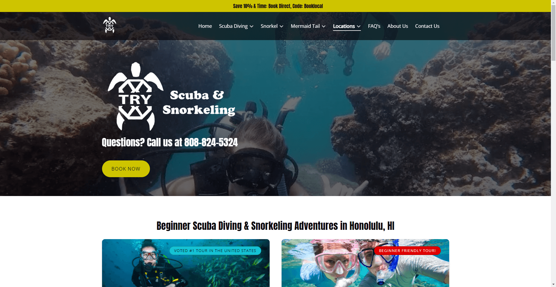 Try Scuba Diving in Hawaiʻi
