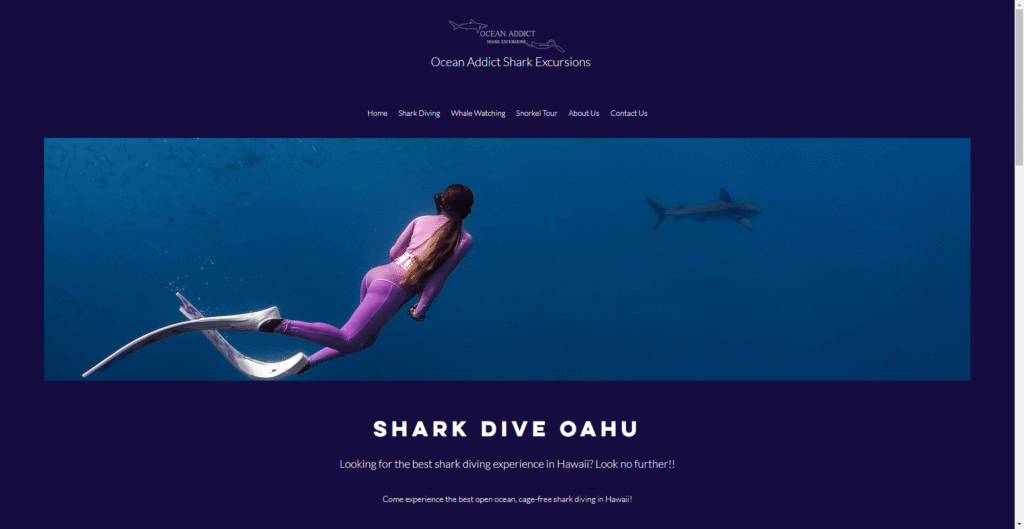 Ocean Addict Shark Excursions in Hawaiʻi