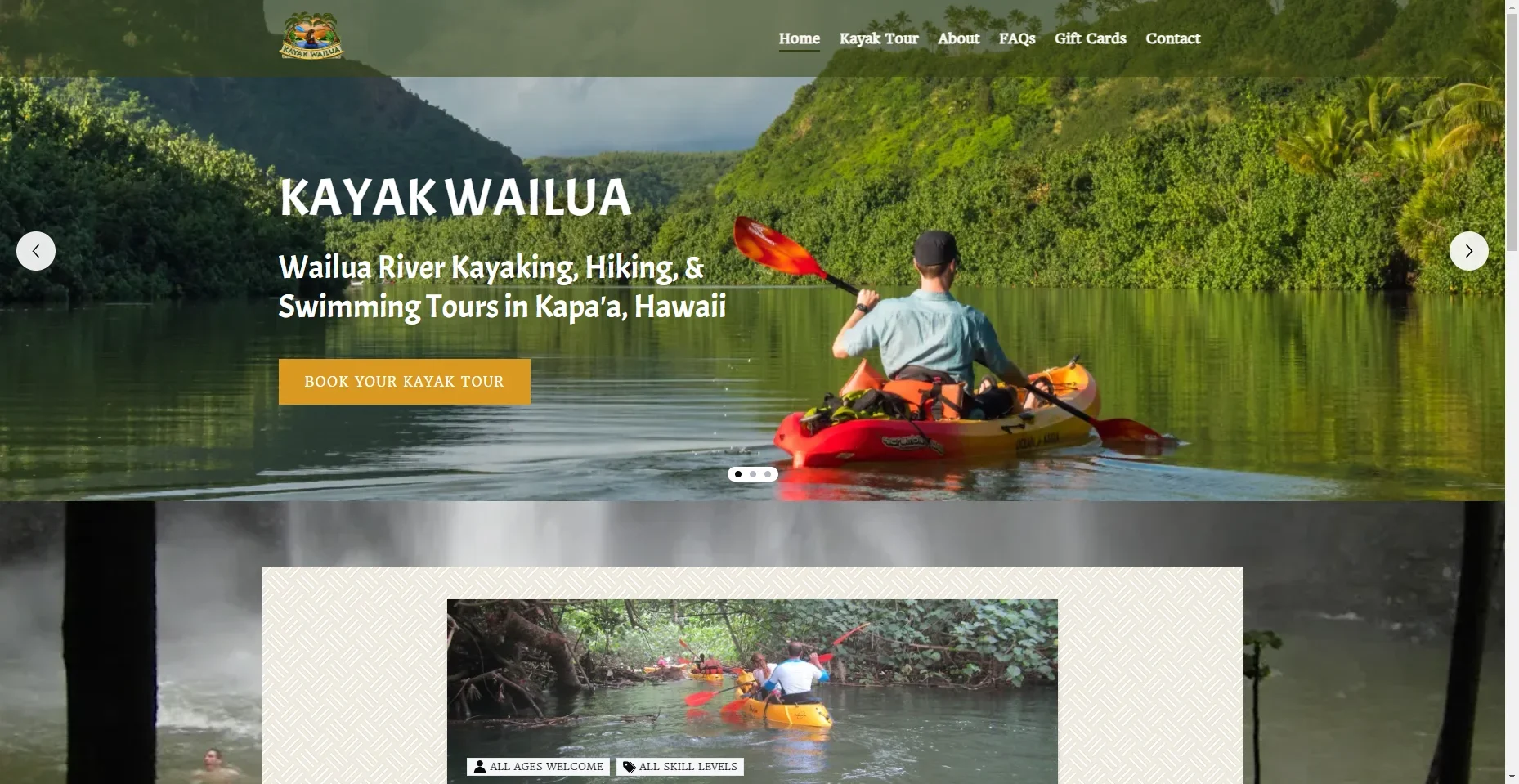 Kayak Wailua in Hawaiʻi