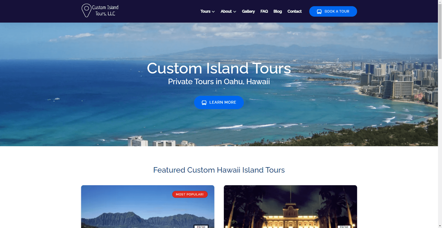 Custom Island Tours in Hawaiʻi