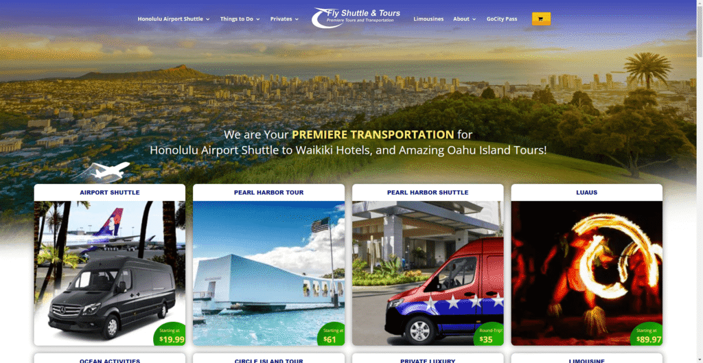 Fly Shuttle and Tours in Hawaiʻi