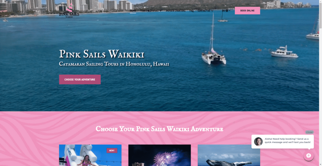 Pink Sails Waikiki in Hawaiʻi