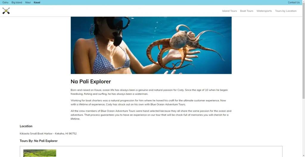 Na Pali Explorer in Hawaiʻi