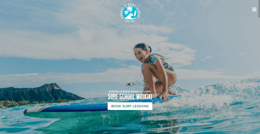 Sparky’s Surf School in Hawaiʻi
