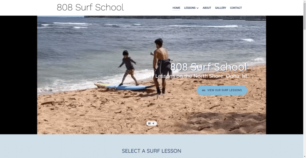 808 Surf School in Hawaiʻi