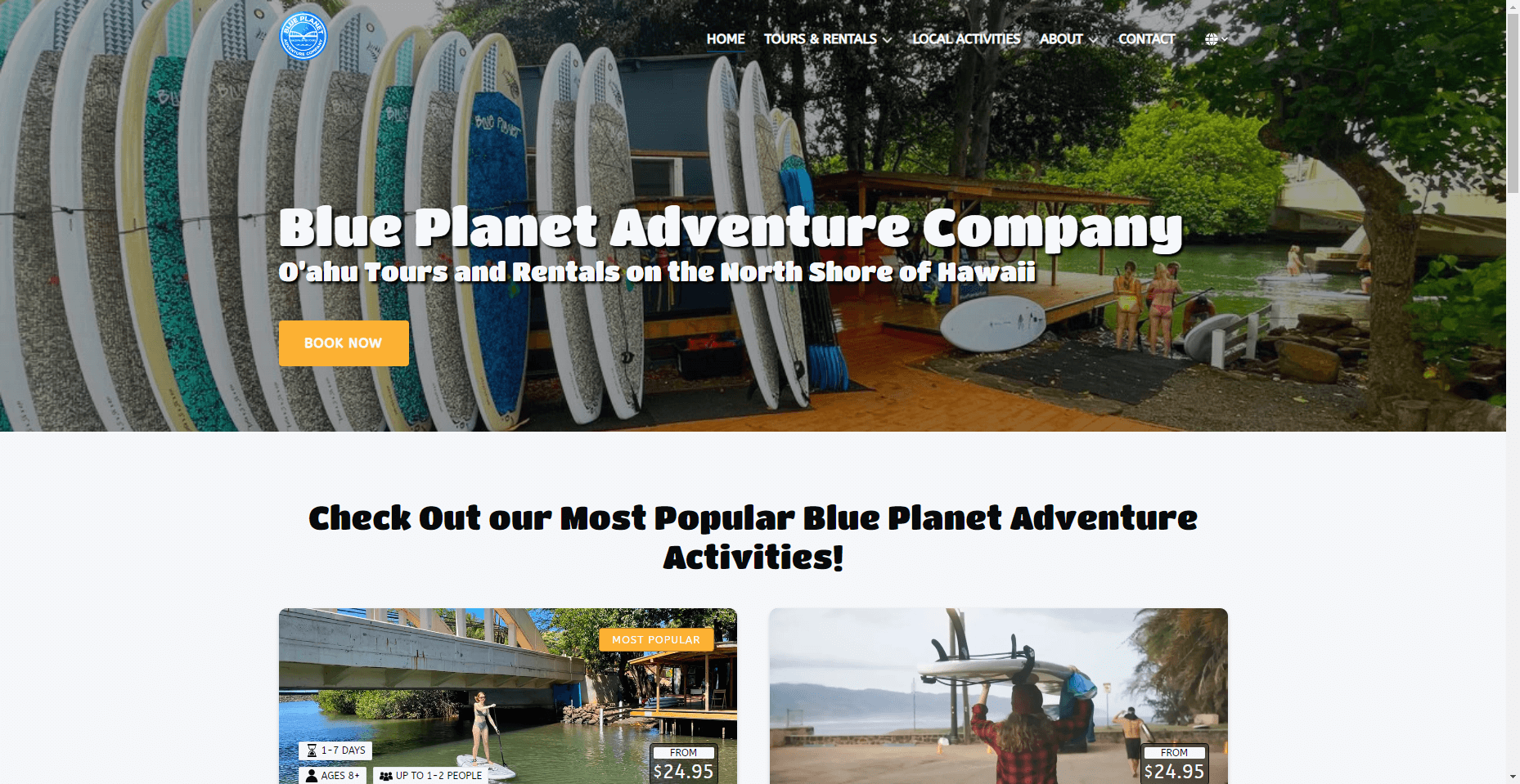 Blue Planet Adventure Company in Hawaiʻi