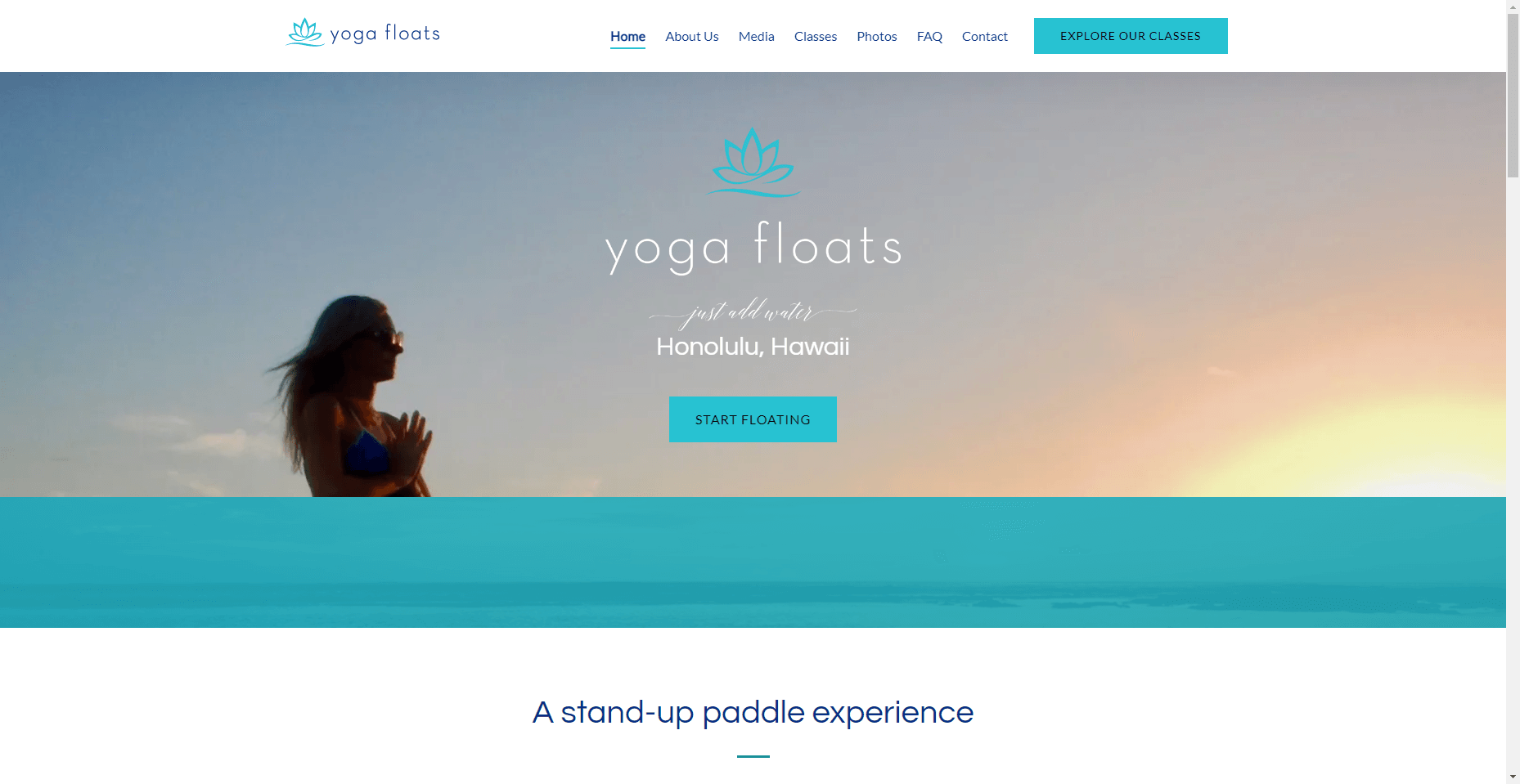 Yoga Floats in Hawaiʻi