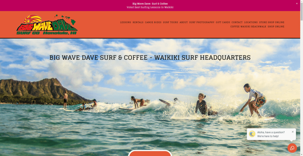 Big Wave Dave Surfing in Hawaiʻi