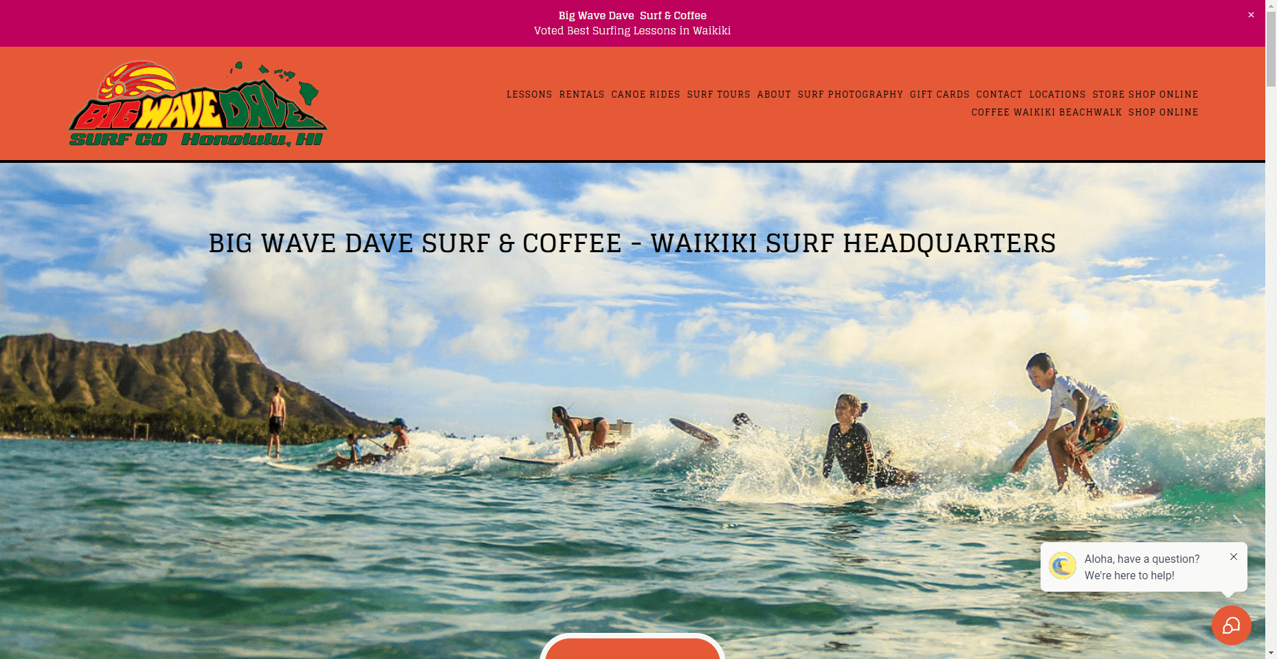 Big Wave Dave Surfing in Hawaiʻi