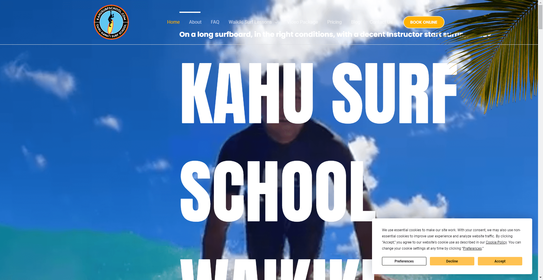 Kahu’s Surf School in Hawaiʻi