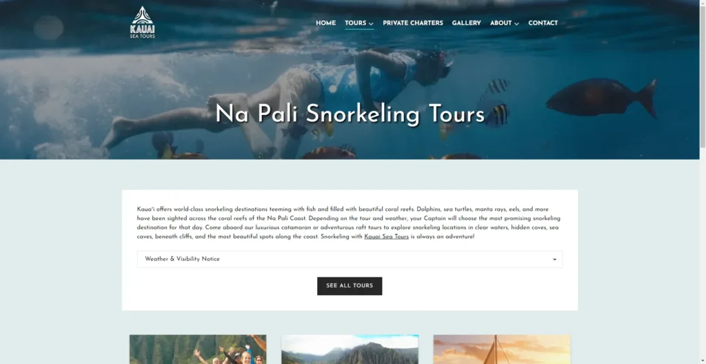 Kauai Sea Tours in Hawaiʻi