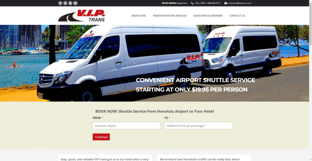 VIP Trans in Hawaiʻi