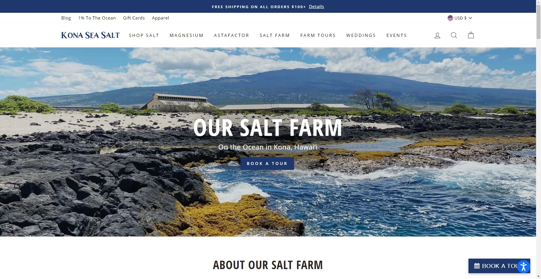 Kona Sea Salt in Hawaiʻi