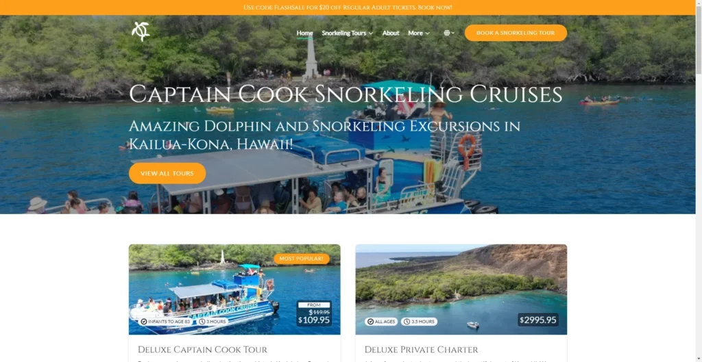Captain Cook Snorkeling Cruises in Hawaiʻi