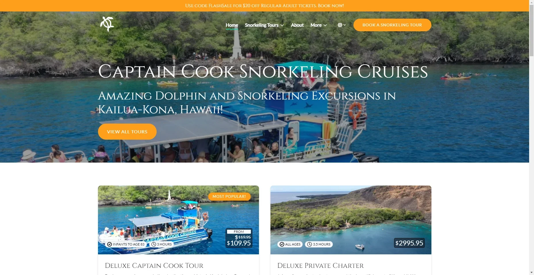Captain Cook Snorkeling Cruises in Hawaiʻi