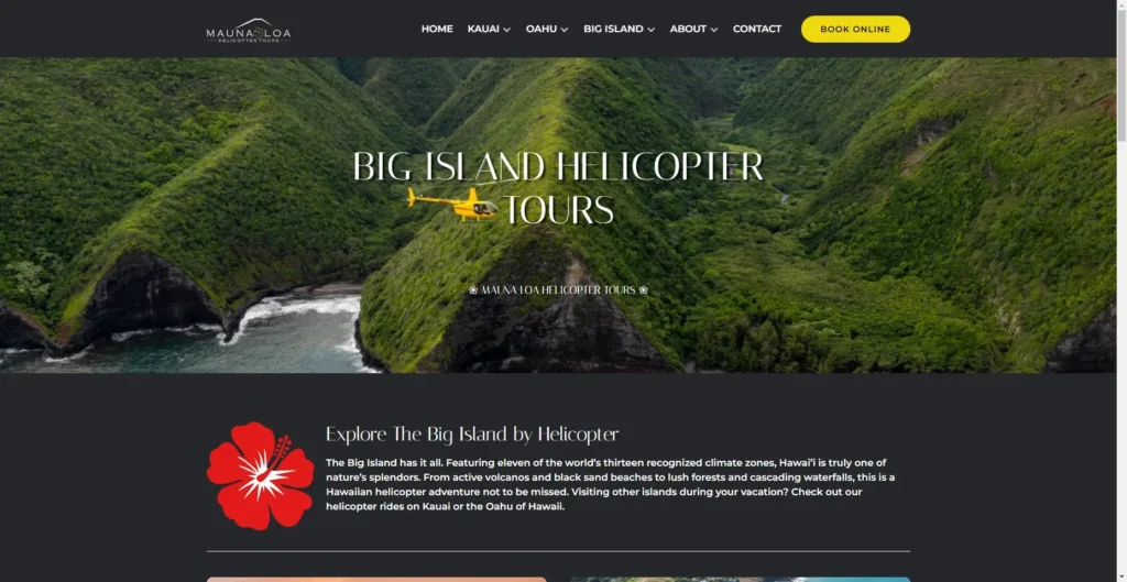 Mauna Loa Helicopter Private Tours on the Big Island in Hawaiʻi