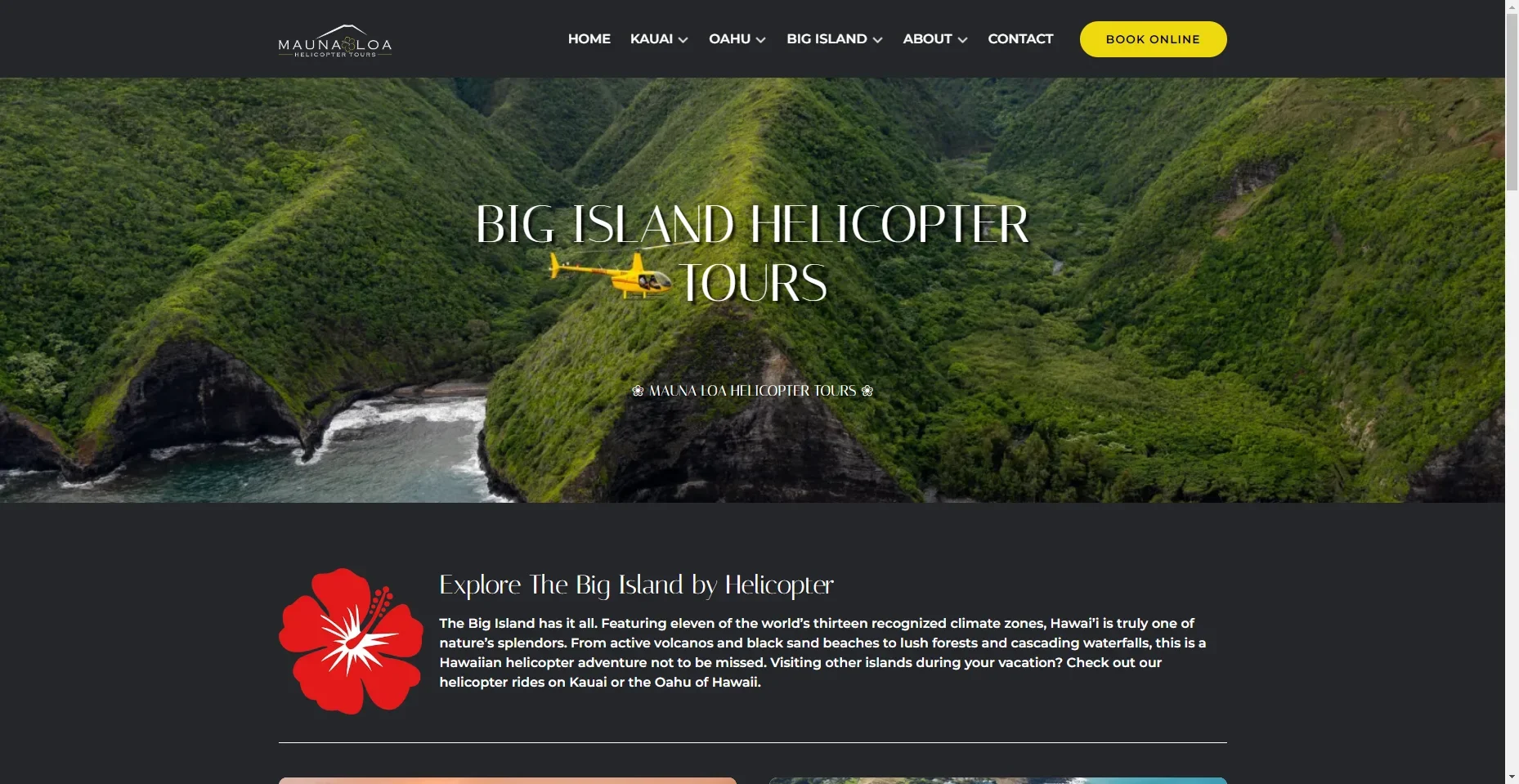 Mauna Loa Helicopter Private Tours on the Big Island in Hawaiʻi