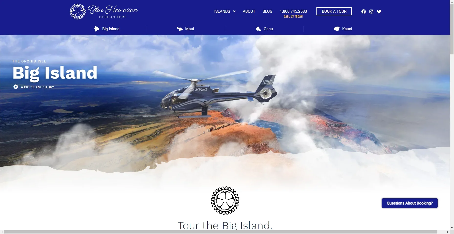 Blue Hawaiian Helicopters in Hawaiʻi