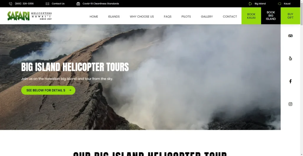 Safari Helicopters in Hawaiʻi
