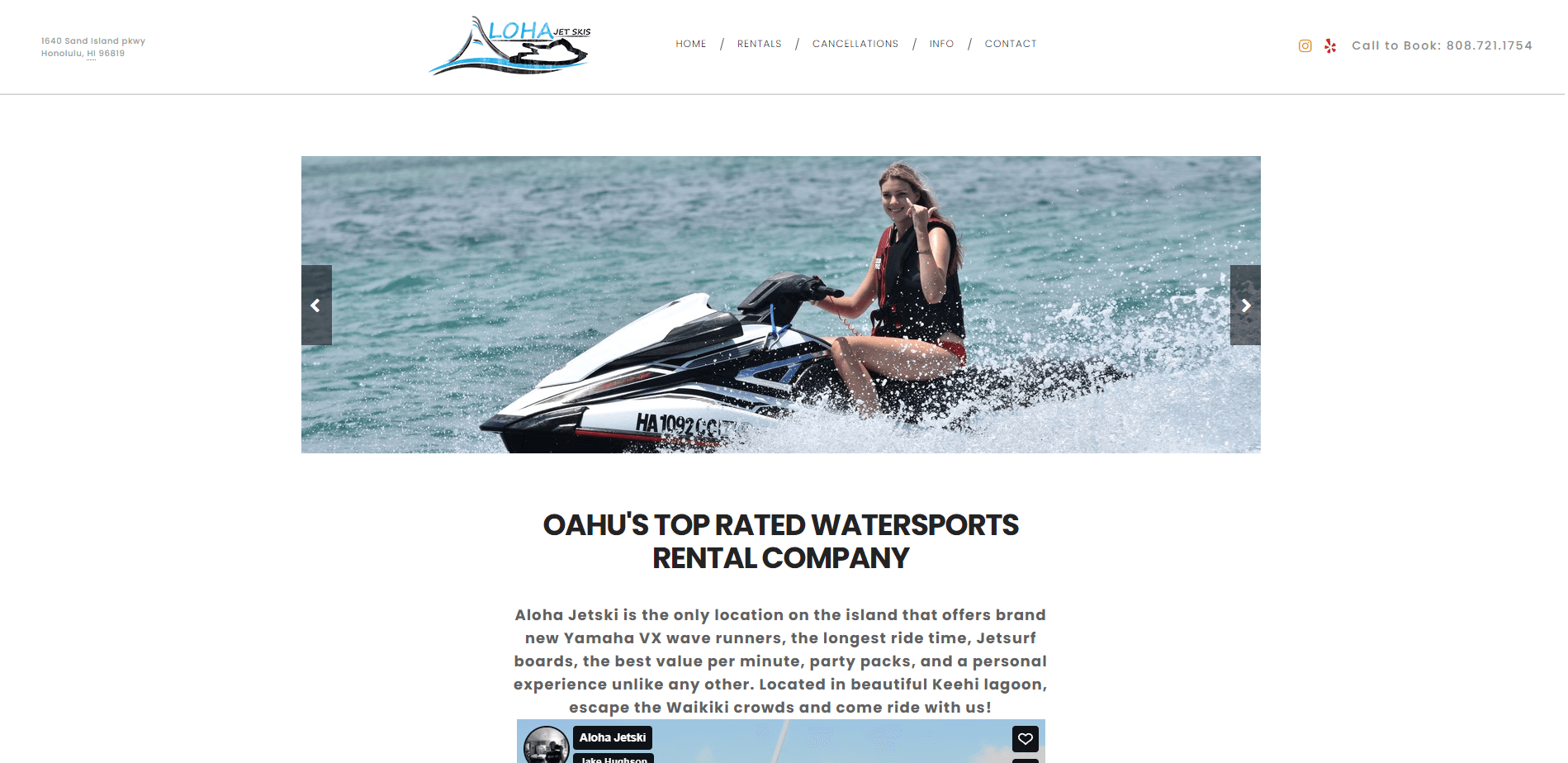Aloha Jet Ski in Hawaiʻi