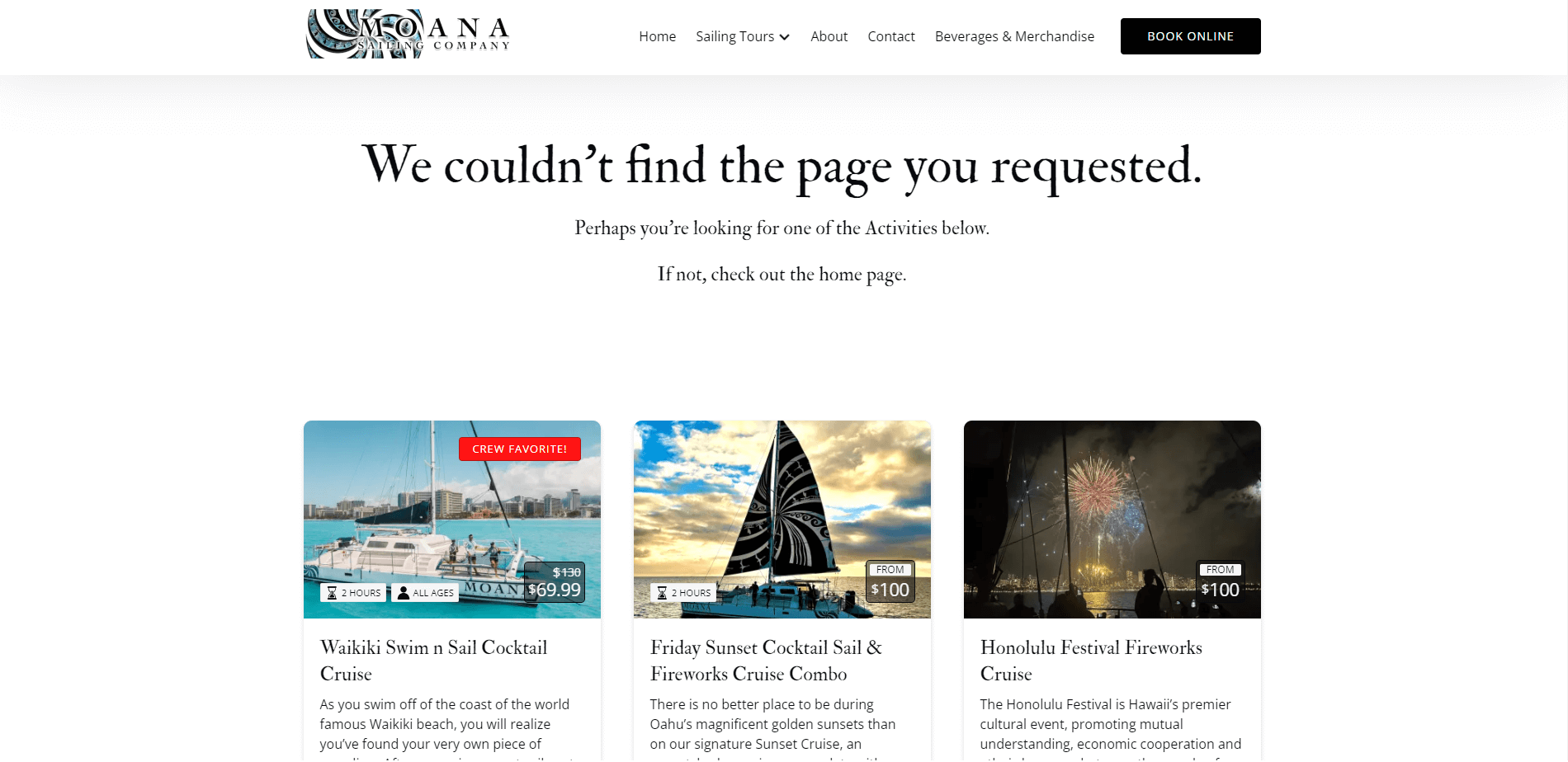Moana Sailing Co. in Hawaiʻi