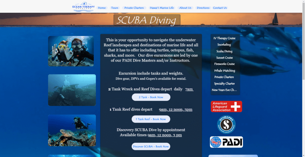 Ocean Therapy Charters in Hawaiʻi