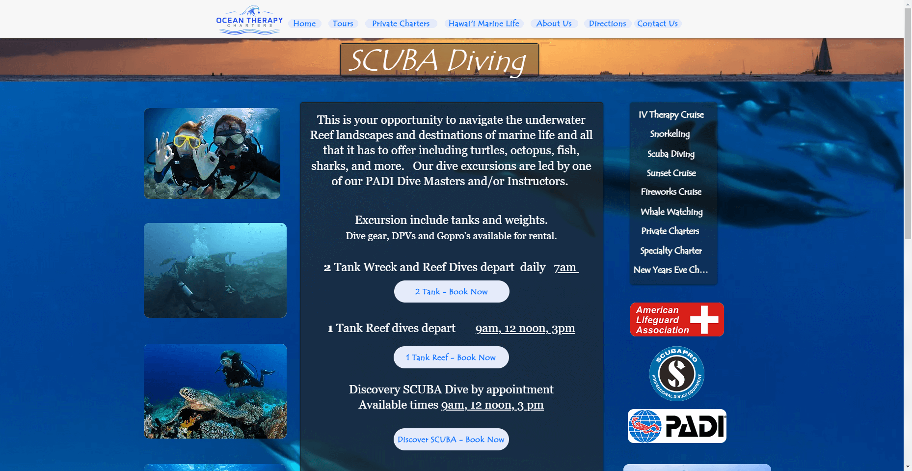 Ocean Therapy Charters in Hawaiʻi