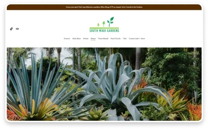 South Maui Gardens in Hawaiʻi